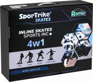 Rolki SporTrike ZSP.HP88-5.M.ROZ z wymienną płozą regulowane czarne r. 34-38 23