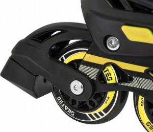 Rolki SporTrike ZSP.HP88-5.S.ZOL z wymienną płozą regulowane czarne r. 29-33 17