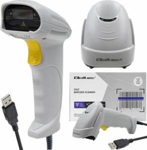 Czytnik kodów kreskowych Qoltec Czytnik kodów kreskowych Qoltec laserowy 1D | USB | Biały 6