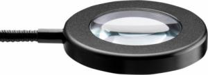 Activeshop LAMPKA LUPA LED SNAKE RING NA BIURKO CZARNA 2