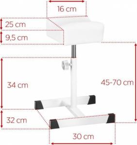 Activeshop PODNÓŻEK DO PEDICURE BELL BIAŁY 4