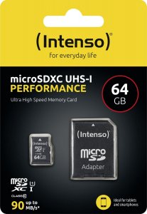 Karta Intenso Performance MicroSDXC 64 GB Class 10 UHS-I/U1  (3424490) 4