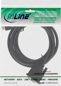 Kabel InLine HDMI - DVI-D 1.5m czarny (17664E) 2