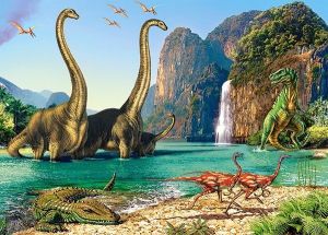 Castorland Puzzle W świecie dinozaurów 60 elementów (229448) 2