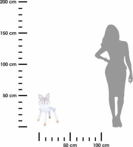 Atmosphera Krzesło DLA DZIECKA Śpiący lisek Stołek Taboret 3