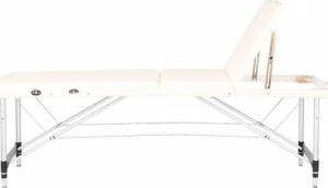 Activeshop STÓŁ SKŁADANY DO MASAŻU ALUMINIOWY KOMFORT ACTIV FIZJO 3 SEGMENTOWY CREAM 3