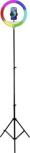 Lampa pierścieniowa Powerton WPRL2RGB 13", RGB LED 3