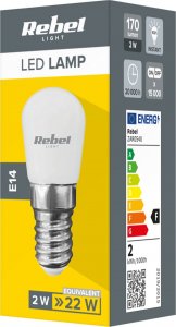 Rebel Light Lampa LED do lodówki Rebel 2W, E14 4000K, 230V 3