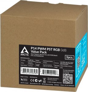 Wentylator Arctic P14 PWM PST RGB 0dB 3-pack (ACFAN00255A) 5