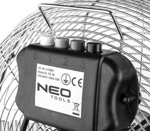 Wentylator Neo Wentylator podłogowy 50W, średnica 30 cm, 3 prędkości nawiewu 90-009 4