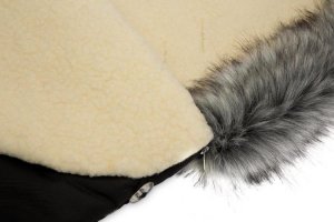 Sensillo ŚPIWOREK ESKIMO BLACK / WEŁNA 100 X 46 3