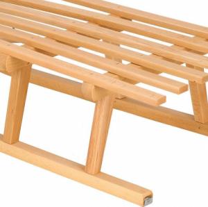 Springos Sanki drewniane 90 cm lakierowane, klasyczne dla dzieci UNIWERSALNY 12