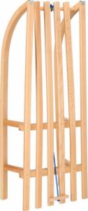 Springos Sanki drewniane 90 cm lakierowane, klasyczne dla dzieci UNIWERSALNY 10