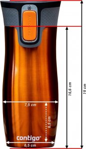 Contigo Kubek termiczny  West Loop 2.0 Glamour Pink 470ml 6