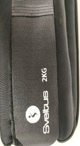 SKO Lycra weighted cuffs SVELTUS 0944 2x2kg 5
