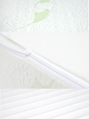 Caretero Poduszka klin do łóżka Luxe Aloe Vera 38x60 2
