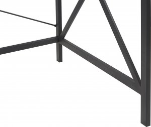 Biurko Beliani Futon Brązowo-Czarne 115 cm x 60 cm 5