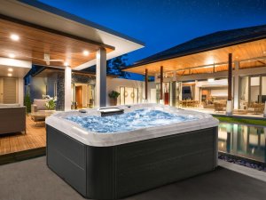 SPA ogrodowe Beliani Arcelia (biała) 180 cm x 80 cm (320278 Bel) 2
