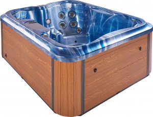 SPA ogrodowe Beliani Arcelia (niebieska) 180 cm x 80 cm 8