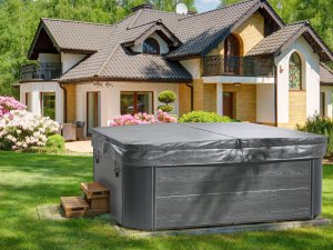 SPA ogrodowe Beliani Arcelia (szara) 180 cm x 80 cm (320260 Bel) 4