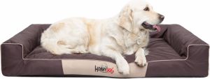 Hobbydog Legowisko Victoria - Czarny z grafitowym materacem XXL 8