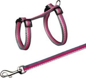 Trixie Szelki dla kota ze smyczą Freshline Spot ,nylon, 27–45 cm/10 mm, 1.20 m 2
