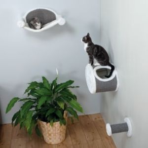 Trixie Puszysty domek dla kota do montażu na ścianie, 42 × 29 × 28 cm 4