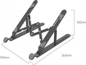 Orico Podstawka pod laptopa czarna (PFB-A24-BK-BP) 5