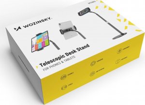 Stojak Wozinsky Wozinsky stojak na tablet i telefon na biurko czarny (WTHBK4) 5