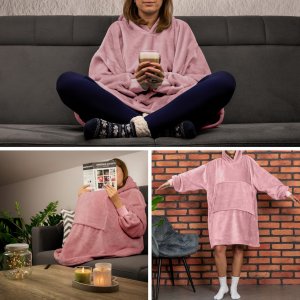 Froster Bluzair - Bluza koc - Różowy 3