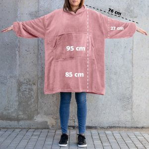 Froster Bluzair - Bluza koc - Różowy 7