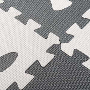 Kontext Puzzle piankowe mata dla dzieci 9 el. czarny-ecru 4