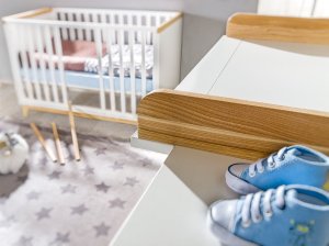 ATB Meble Komoda z przewijakiem i szufladami NORDIK 3