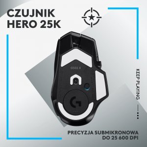 Mysz Logitech G502 X Lightspeed  (910-006180) 4