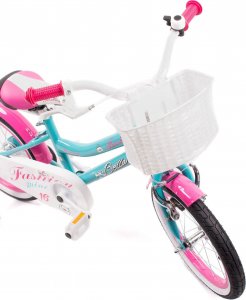 Verso Rower dziecięcy Verso Bella 16" turquoise-pink 8,5" 3