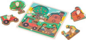 Puzzle drewniane układanka gospodarstwo rolne 2