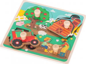 Puzzle drewniane układanka gospodarstwo rolne 4