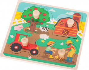 Puzzle drewniane układanka gospodarstwo rolne 5