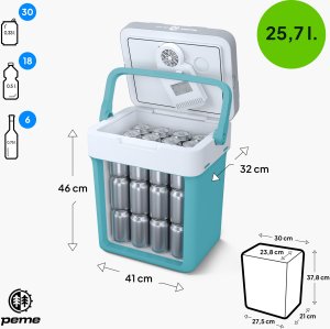 Lodówka turystyczna Peme Essential 32 Cool Mint 2