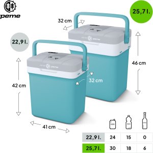 Lodówka turystyczna Peme Essential 32 Cool Mint 10