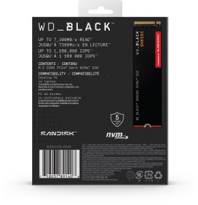 Dysk SSD SanDisk Black SN850X 2TB M.2 2280 PCI-E x4 Gen4 NVMe (WDS200T2X0E) 8