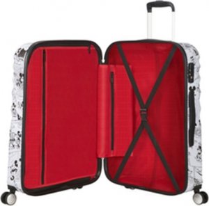 American Tourister Średnia walizka AMERICAN TOURISTER MINNIE COMICS WHITE 85670 Multikolorowa 5