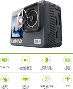 Kamera Lamax X9.2 czarna 8