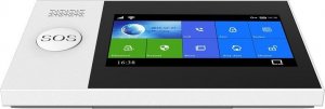 Huxgo Bezprzewodowy alarm 4G LTE GSM + WiFi - HXA007 R9 + syrena bezprzewodowa 120 db kompatybilny z aplikacją TUYA SMART 4
