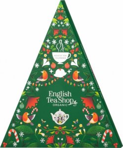 Kalendarz adwentowy English Tea Shop Zielona choinka Bio* 25 piramidek 2