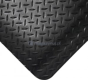 Coba Antyzmęczeniowa mata stanowiskowa Deckplate. Wym. 1,2 x 18,30 m (Kolor: czarno-żółty) 2