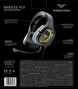 Słuchawki PREYON Breeze Fly Czarne (PBF50B) 5