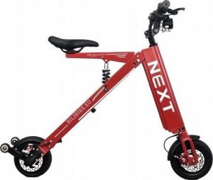 Bili Bike Składany mini skuter elektryczny hulajnoga BILI BIKE NEXT LG czerwony 4