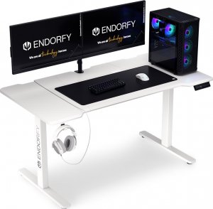Biurko Endorfy Atlas L Electric Białe 150 cmx78 cm 3