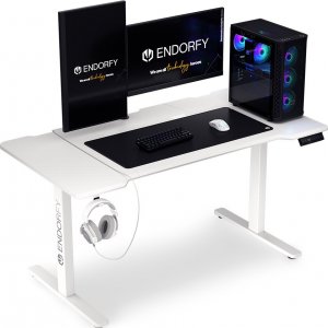 Biurko Endorfy Atlas L Electric Białe 150 cmx78 cm 4